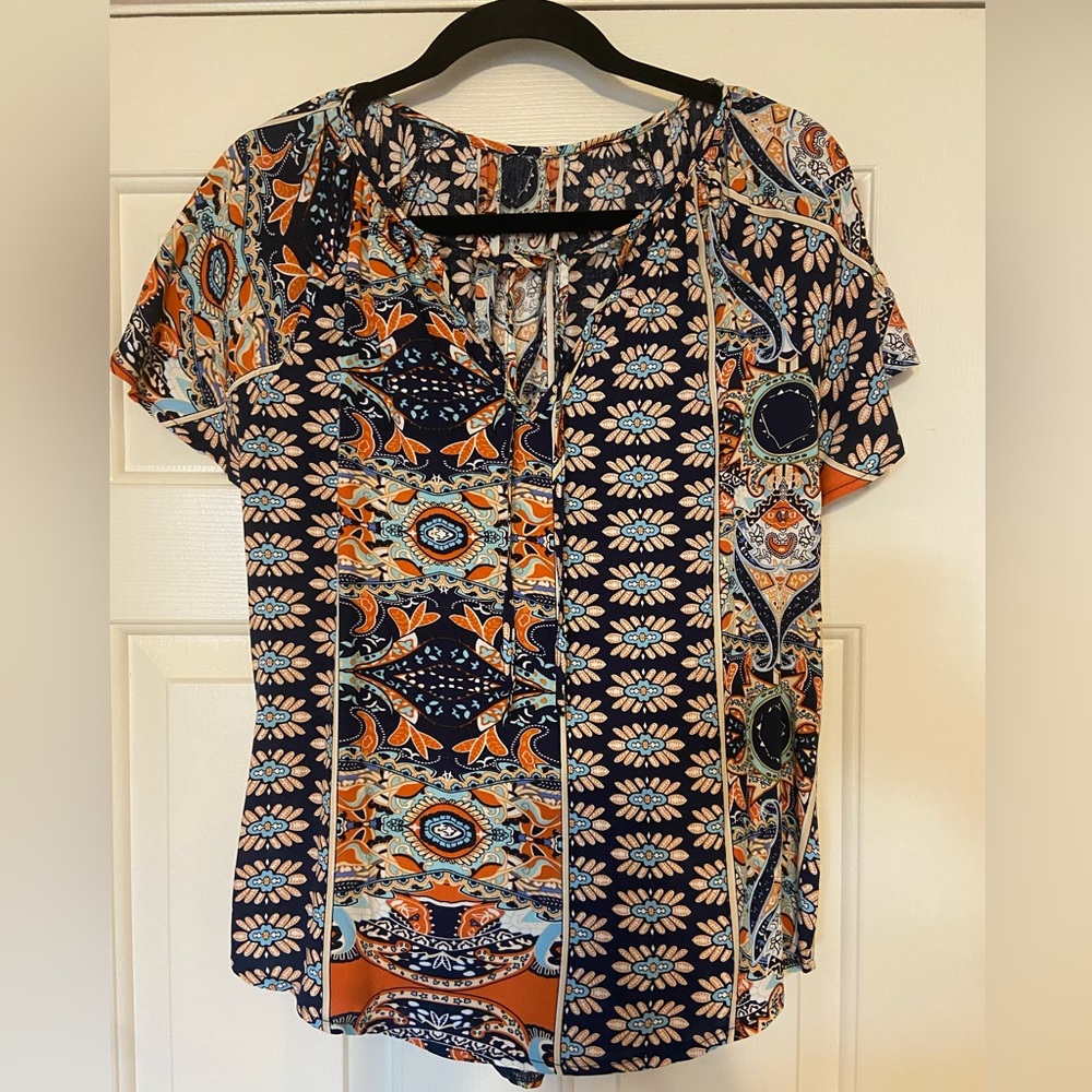 Boho Floral Blouse